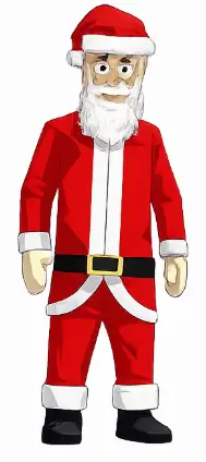 Dude Theft Wars Santa Character